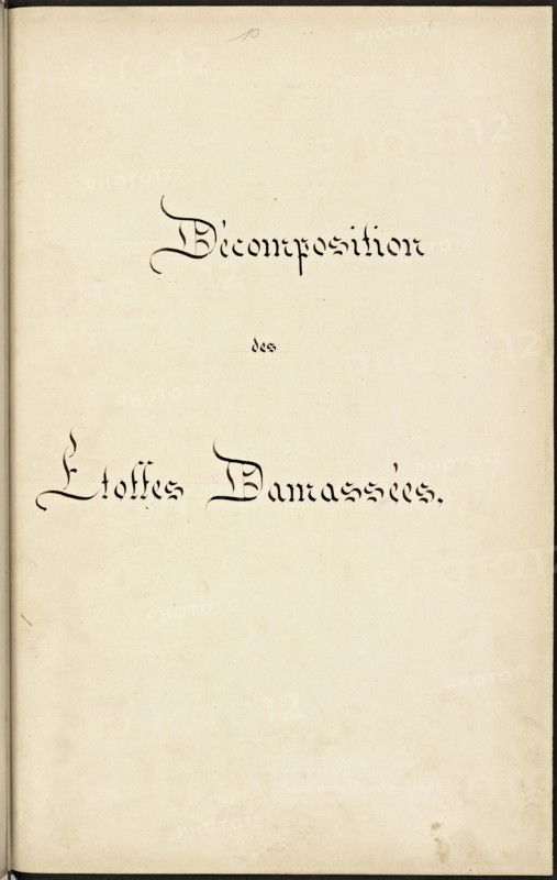 French textile manuscript, ca. 1820, This manuscript, an instruction manual for a school associated with a manufactory