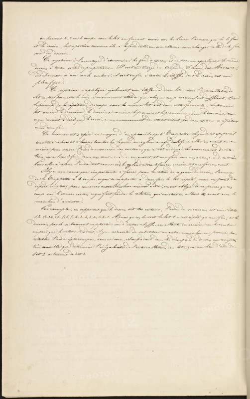 French textile manuscript, ca. 1820, This manuscript, an instruction manual for a school associated with a manufactory