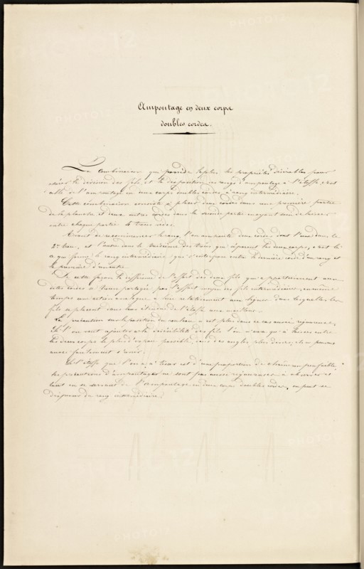 French textile manuscript, ca. 1820, ca. 1820, an instruction manual for a school associated with a manufactory