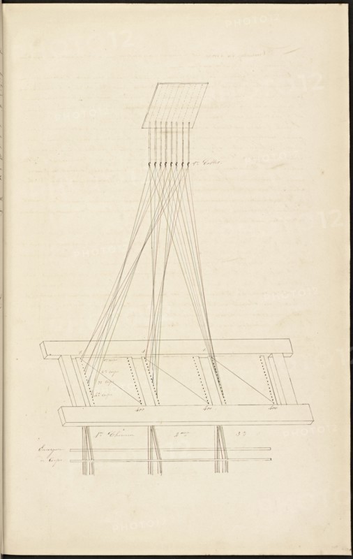 French textile manuscript, ca. 1820, ca. 1820, an instruction manual for a school associated with a manufactory