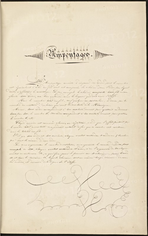 French textile manuscript, ca. 1820, ca. 1820, an instruction manual for a school associated with a manufactory