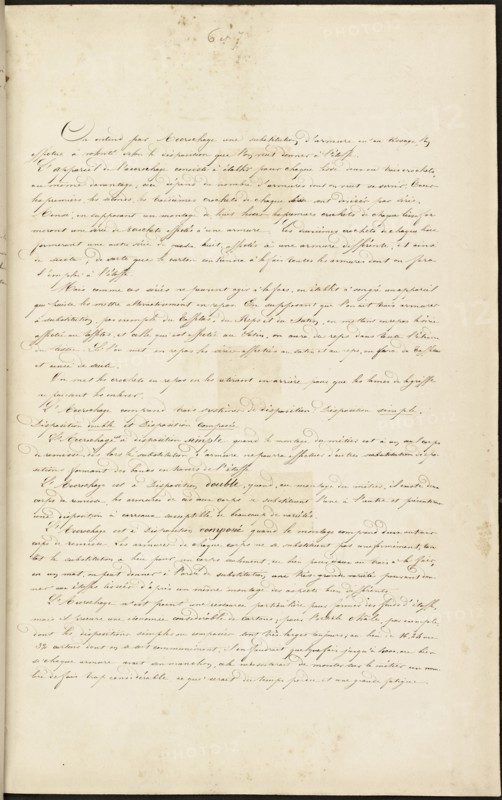 French textile manuscript, ca. 1820, ca. 1820, an instruction manual for a school associated with a manufactory