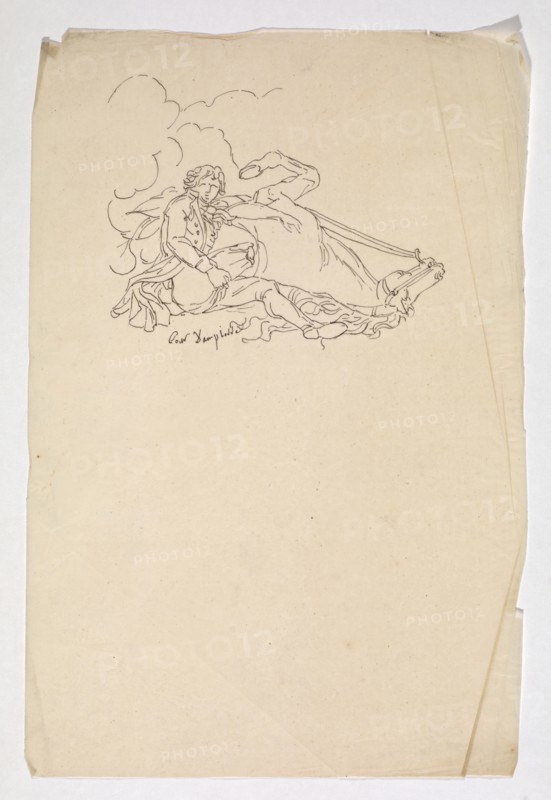 Album 11, David, Jacques-Louis, 1748-1825, pencil, charcoal, ink and wash, 1775-1785