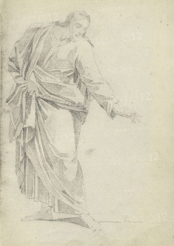 Roman sketchbook, Gauffier, Louis, 1761-1801, pencil, pen and black and brown ink, grey and brown wash, and black and white