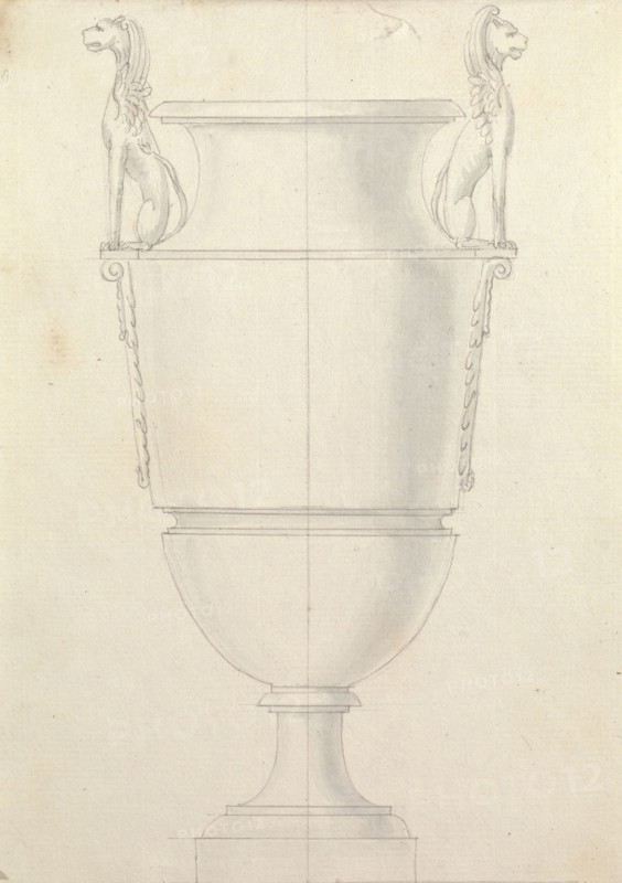 Honoré porcelain sample catalog, Honoré, Firm, 19th century, watercolor, gouache, ink, graphite, ca. 1800-1820, The manuscript