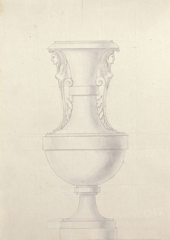 Honoré porcelain sample catalog, Honoré, Firm, 19th century, watercolor, gouache, ink, graphite, ca. 1800-1820, The manuscript