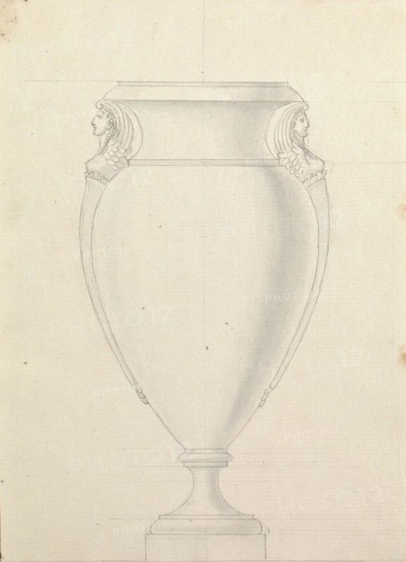 Honoré porcelain sample catalog, Honoré, Firm, 19th century, watercolor, gouache, ink, graphite, ca. 1800-1820, The manuscript