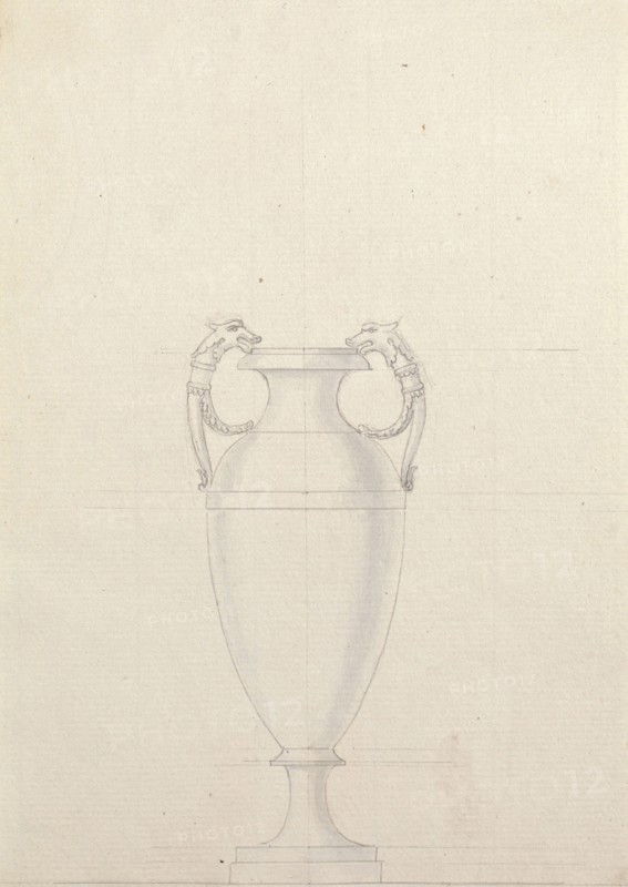 Honoré porcelain sample catalog, Honoré, Firm, 19th century, watercolor, gouache, ink, graphite, ca. 1800-1820, The manuscript