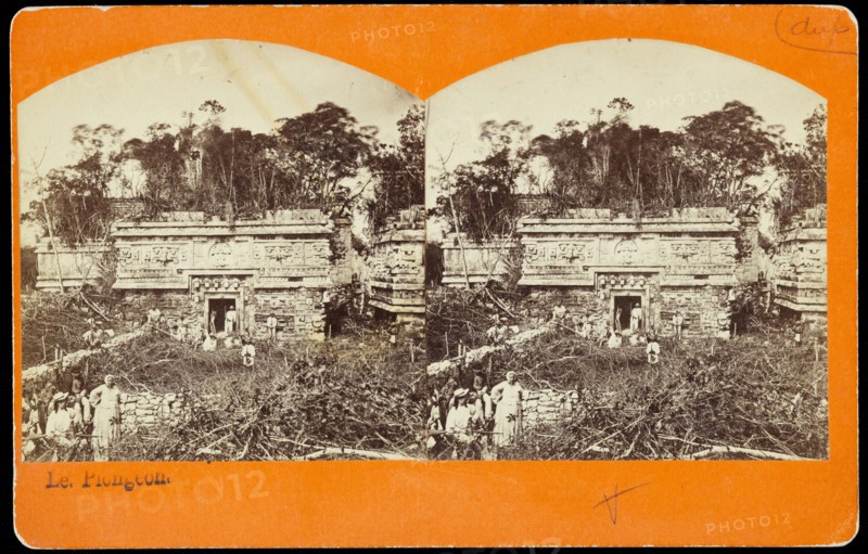 Las Monjas, Chichen Itza, East facade, Las Monjas, Chichen Itza, Augustus and Alice Dixon Le Plongeon papers, 1763-1937, bulk