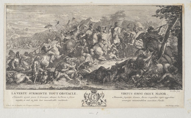 Crossing of the Granicus, La galerie de l'hostel royal des Goblins ou l'on fait voir a monseig.r Colbert