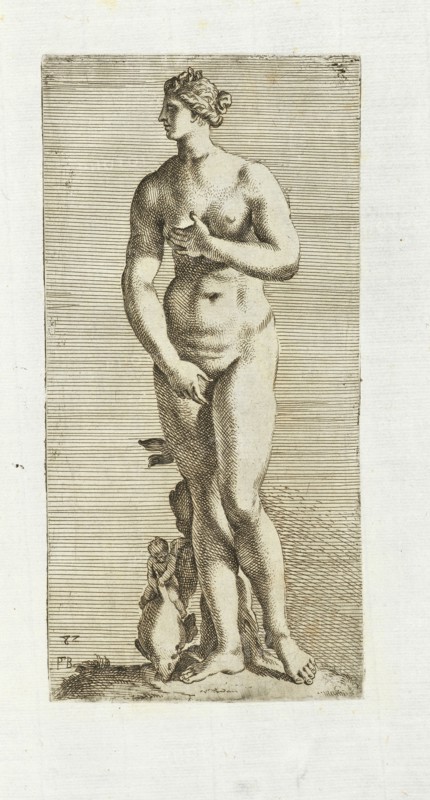 Venus Aphroditis in Hortis Mediceis, Segmenta nobilium signorum e statuaru, Perrier, François, 1590?-1656?, Engraving, 1638