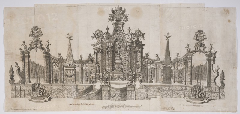 Machina della cocchagna per sollennizzare il nome gloriossissimo della augustissima imperatrice Elisabetta Christina, Collection