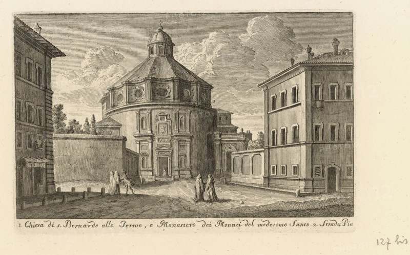 Chiesa di S. Bernardo alla Terme, e Monastero dei Monaci del Medisimo Santo, 2 Strada Pia, Delle magnificenze di Roma antica