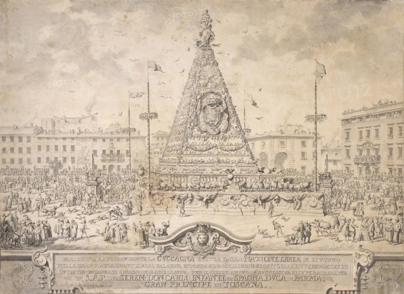 esposta al saccheggio segvito il dì XIV febr' MDCCXXXII in testimonianza di givbilo della medessima per il felice arivo