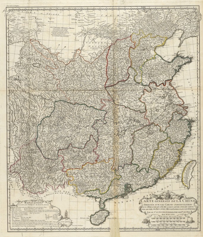 Carte générale de la Chine, Description geographique, historique, chronologique, politique, l'empire de la Chine, China