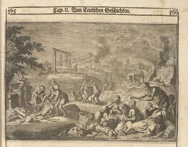 Famine of 1637, Allgemeine Schau-Bühne der Welt, oder, Beschreibung der vornehmsten Welt-Geschichte, Ludolf, Hiob, 1624-1704