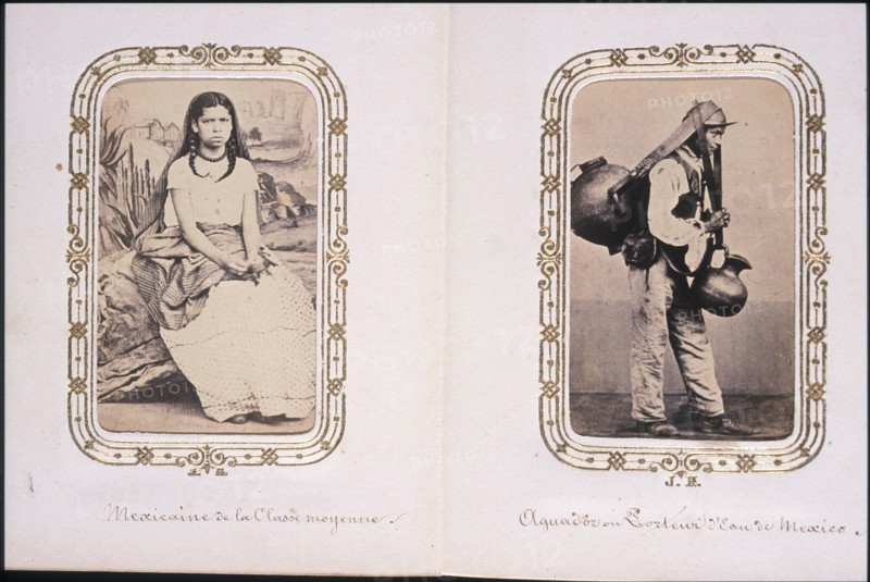 Album of Mexican and French cartes-de-visite, Album of Mexican and French cartes-de-visite
