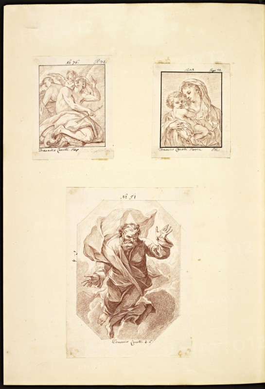 Catalogue raisonne et figure de ses tableaux, La Galerie Électorale de Düsseldorf, Pigage, Nicolas de, 1723-1796, Red crayon
