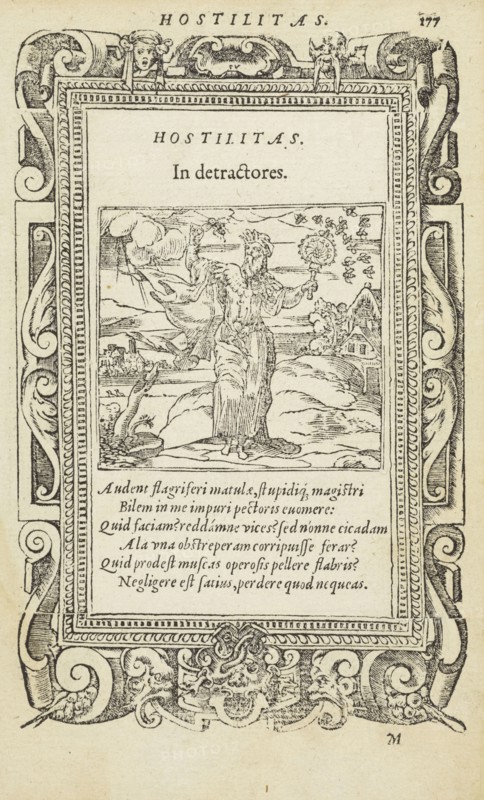 In detractores, Emblemata, Alciati, Andrea, 1492-1550, Unknown, Woodcut, 1551