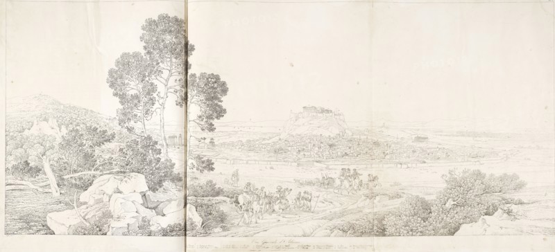 Vue generale d' Athenes, Grandes vues pittoresques des principaux sites et monumens de la Grèce et de la Sicile