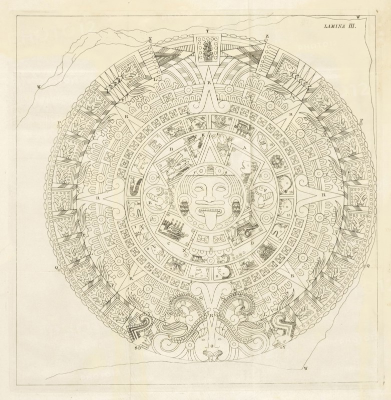 Plate 3, Descripción histórica y cronológica de las dos piedras que con ocasión del nuevo empedrado que se está formando