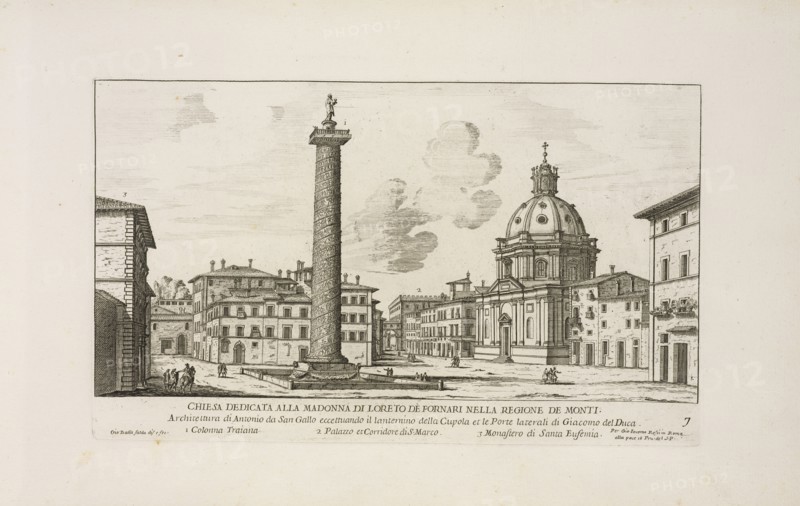 Chiesa dedicata alla Madonna di Loreto dè Fornari nella regione de Monti, Il nvovo teatro delle fabriche et edifici