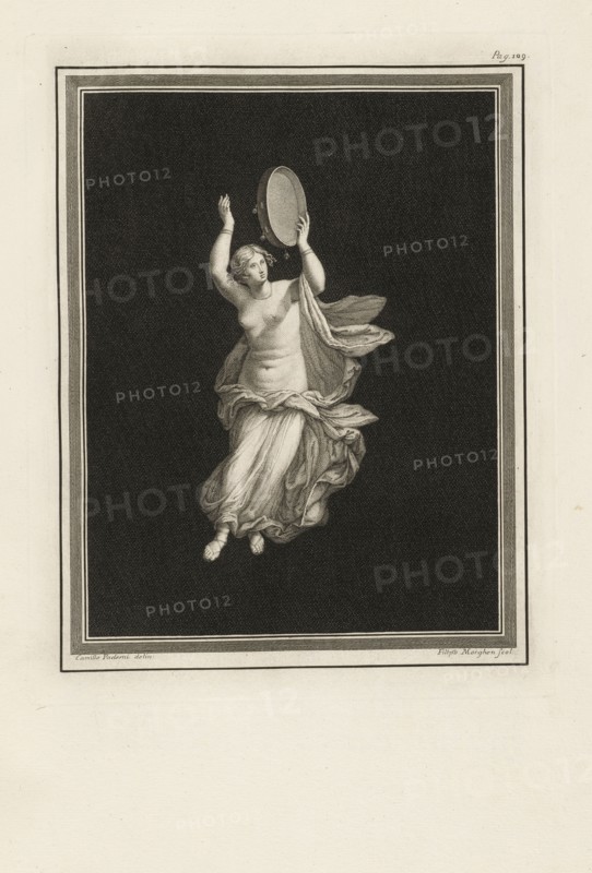 Page 109, vol. 1, Delle antichità di Ercolano, Morghen, Filippo, 1730-ca. 1807, Paderni, Camillo, d. ca. 1770, Engraving, 1757