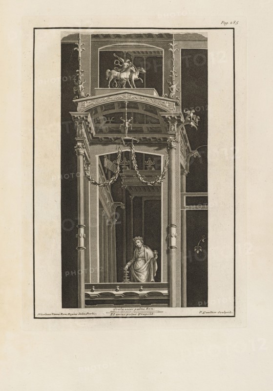 Page 285, vol. 4, Delle antichità di Ercolano, Gaultier, Pierre-Jacques, 18th cent., Vanni, Niccolo, 18th cent., Engraving, 1757