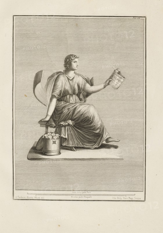 Page 13, vol. 2, Delle antichità di Ercolano, Paderni, Camillo, d. ca. 1770, Billy, Nicolo, fl. 1757-1792, Engraving, 1757-1792