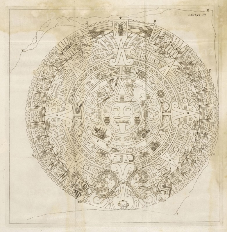 Plate 3, Descripción histórica y cronológica de las dos piedras que con ocasión del nuevo empedrado que se está formando