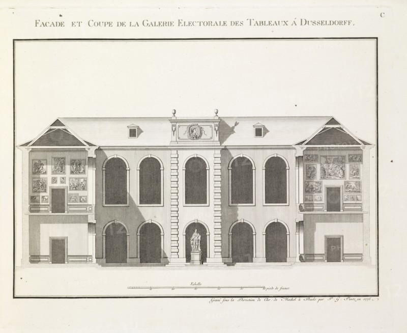Estampes du Catalogue raisonné et figuré des tableaux de la Galerie électorale de Düsseldorff, La Galerie electorale