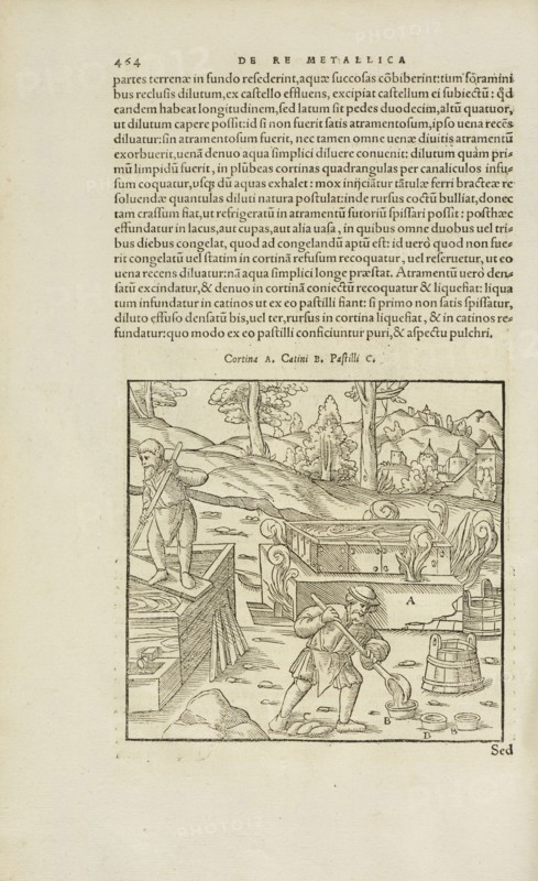 Page 464 Georgii Agricolae De re metallica: libri XII. Quibus officia, instrumenta, machinae, ac omnia deni, que, ad metallicam