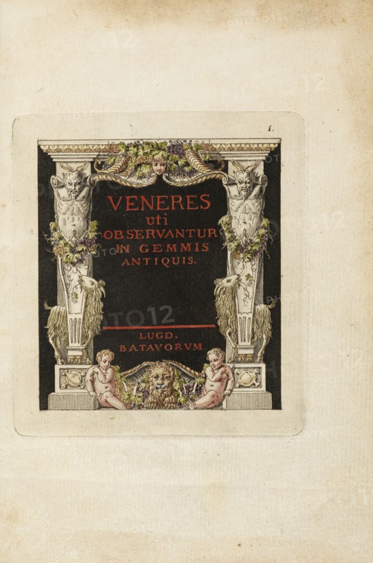 Veneres uti observantur in gemmis antiquis, Hancarville, Pierre d', 1719-1805, after 1771
