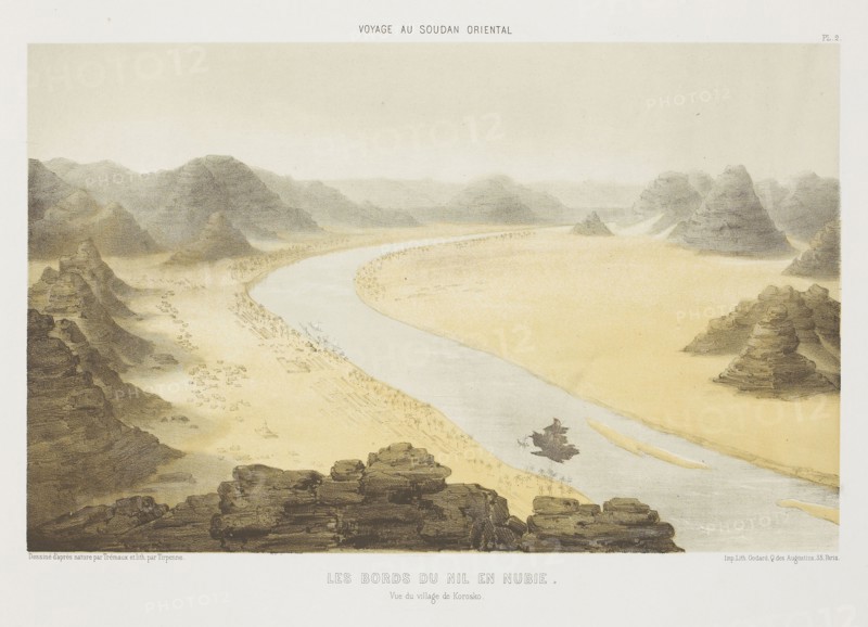 Les Bords du Nil en Nubie, Voyages au Soudan oriental et dans l'Afrique septentrionale, exécutés de 1847 à 1854: comprenant une