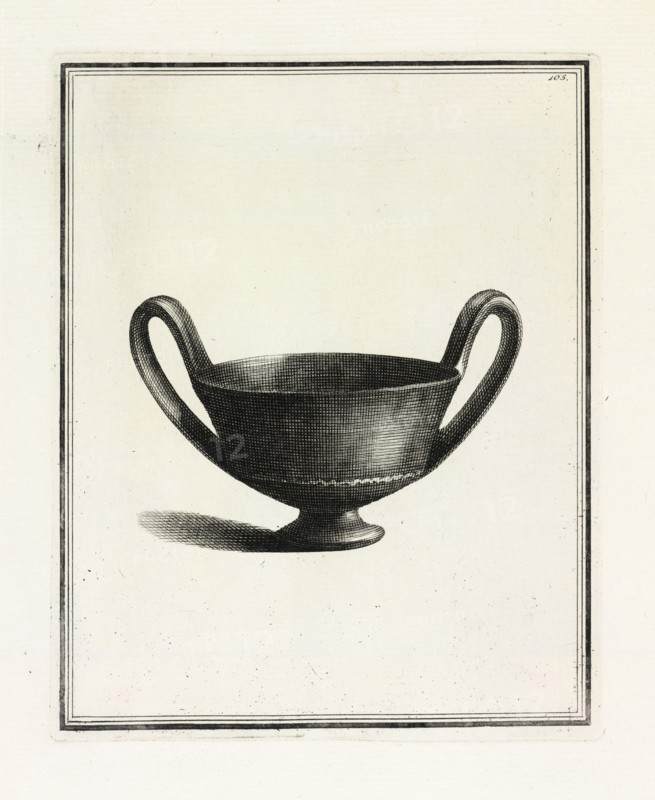 Plate 105 Antiquités étrusques, grecques, et romaines tirées du cabinet de M. Hamilton, Hancarville, Pierre d', 1719-1805