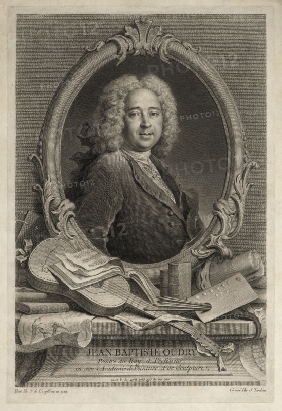Jean Baptiste Oudry, Fables choisies, mises en vers, La Fontaine, Jean de, 1621-1695, Tardieu, Jacques-Nicolas, 1716-1791