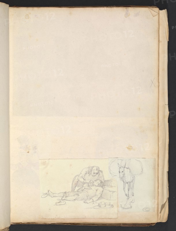 Sketches G. Hayter, Hayter, Sir George, 1792-1871, graphite, ink, watercolor, 1816