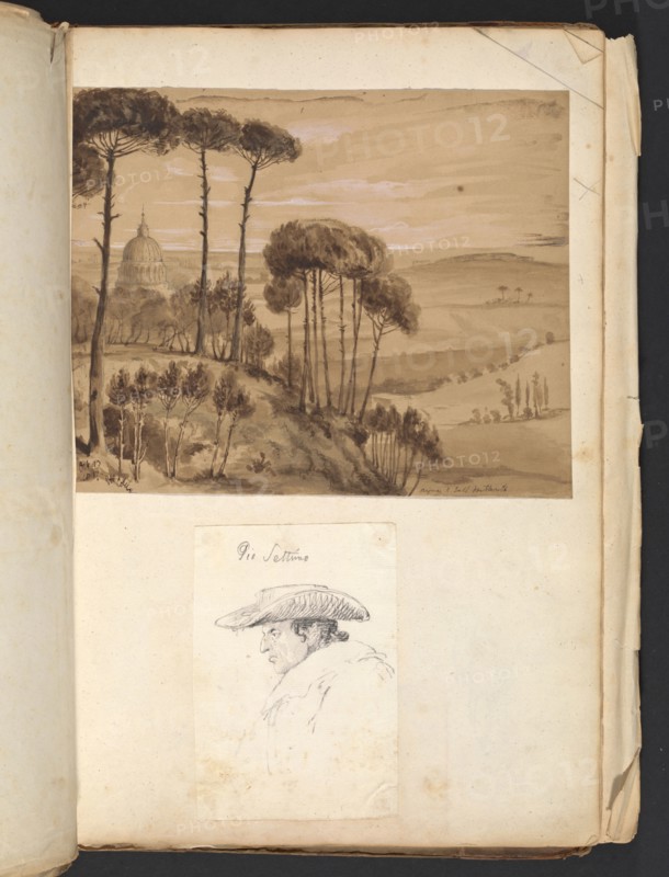 Sketches G. Hayter, Hayter, Sir George, 1792-1871, graphite, ink, watercolor, 1816