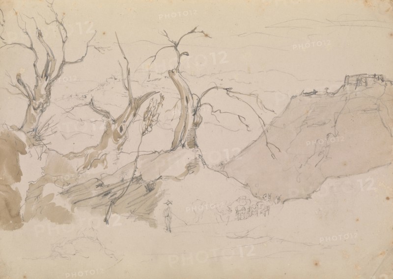 Sketches G. Hayter, Hayter, Sir George, 1792-1871, graphite, ink, watercolor, 1816