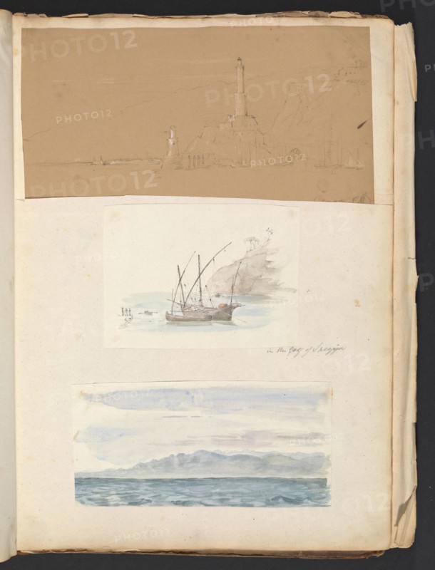 Sketches G. Hayter, Hayter, Sir George, 1792-1871, graphite, ink, watercolor, 1816