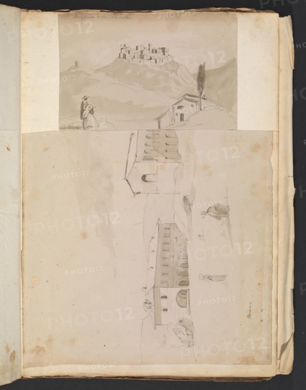 Sketches G. Hayter, Hayter, Sir George, 1792-1871, graphite, ink, watercolor, 1816