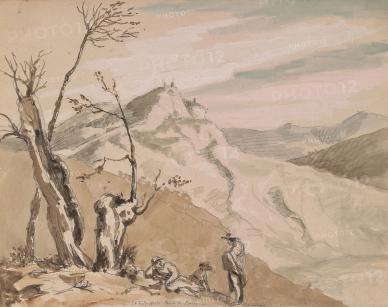 Sketches G. Hayter, Hayter, Sir George, 1792-1871, graphite, ink, watercolor, 1816