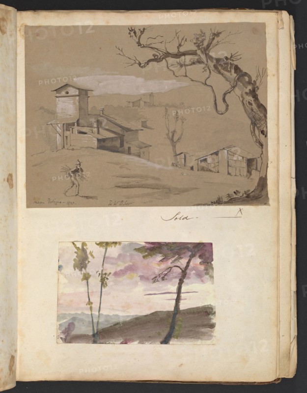 Sketches G. Hayter, Hayter, Sir George, 1792-1871, graphite, ink, watercolor, 1816