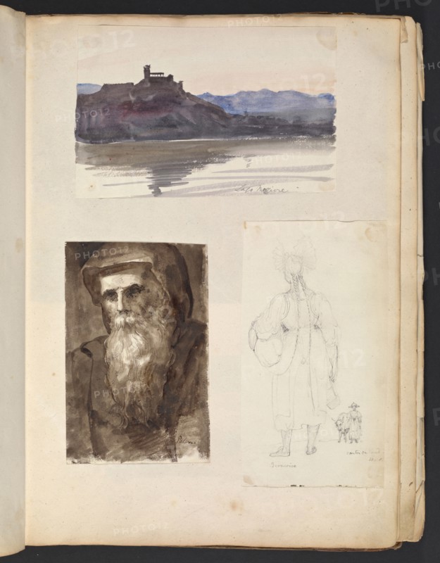 Sketches G. Hayter, Hayter, Sir George, 1792-1871, graphite, ink, watercolor, 1816