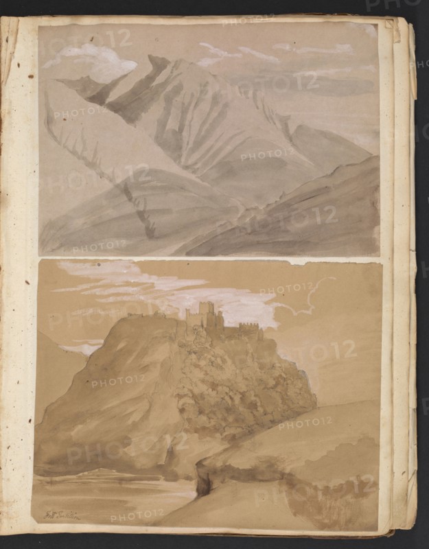 Sketches G. Hayter, Hayter, Sir George, 1792-1871, graphite, ink, watercolor, 1816