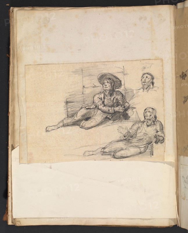 Sketches G. Hayter, Hayter, Sir George, 1792-1871, graphite, ink, watercolor, 1816