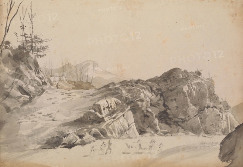 Sketches G. Hayter, Hayter, Sir George, 1792-1871, graphite, ink, watercolor, 1816