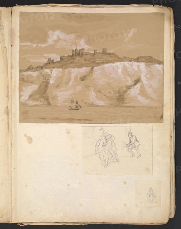 Sketches G. Hayter, Hayter, Sir George, 1792-1871, graphite, ink, watercolor, 1816