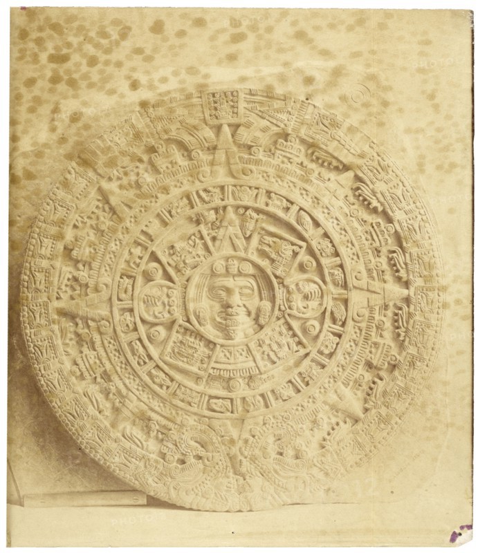 Abadiano's cast of the Aztec calendar stone, Estudio arqueológico y jeroglífico del Calendario ó gran libro astronómico