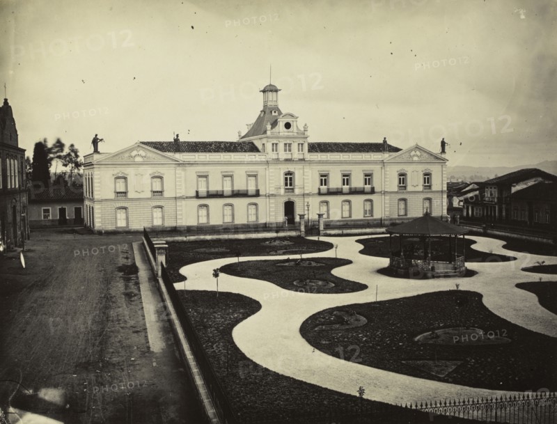 Municipal court building, Sao Paulo, Ferrez, Marc, 1843-1923, Photograph, 1880